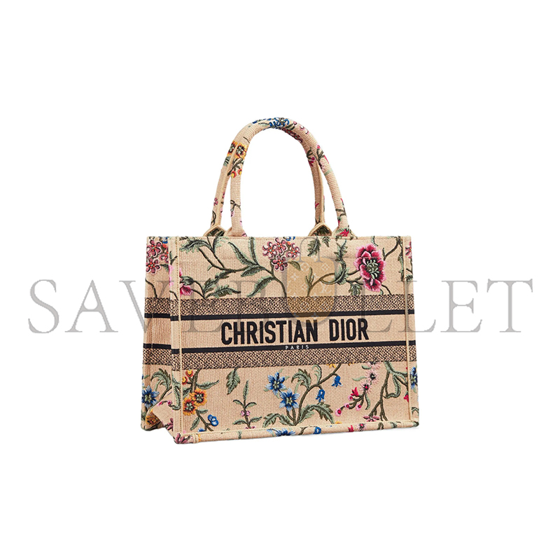 D*or petites fleurs medium book tote m1296zebb-m925 (36*27.5*16.5cm)